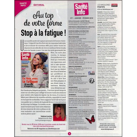 SANTÉ INFO |Premier Numéro