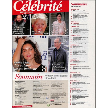 CÉLÉBRITÉ MAGAZINE |Premier Numéro