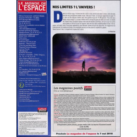 LE MONDE DE L'ESPACE |Premier Numéro