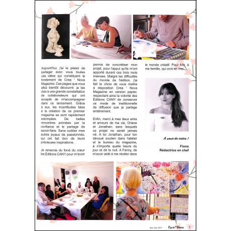 CREA NOVA |Premier Numéro