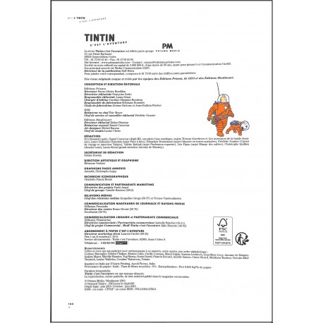 TINTIN C'EST L'AVENTURE |Premier Numéro