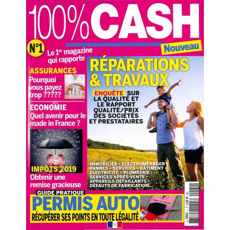 100% CASH |Premier Numéro