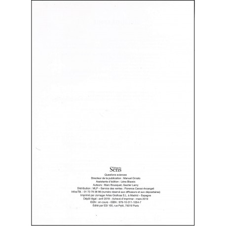 QUESTIONS SCIENCES |Premier Numéro