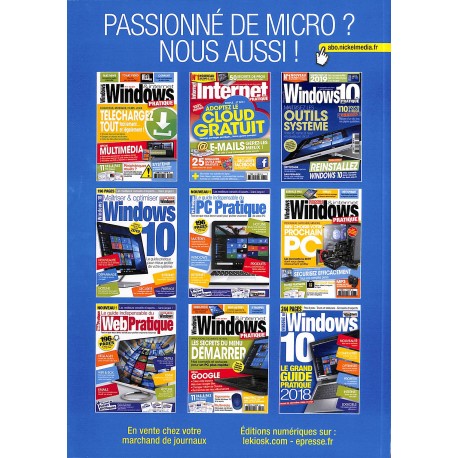 WINDOWS 10 PRATIQUE |Premier Numéro