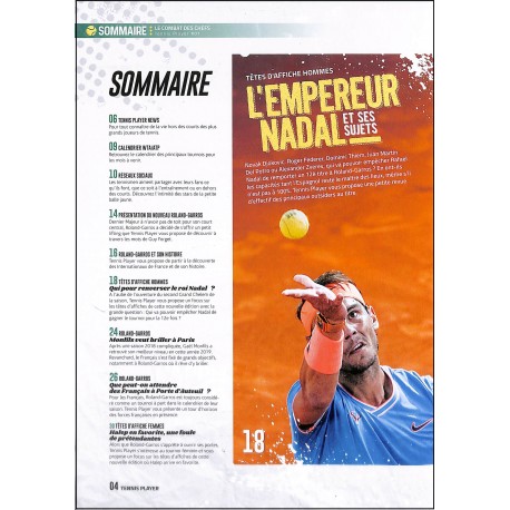 TENNIS PLAYER |Premier Numéro