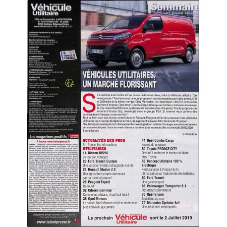 LE MAGAZINE DU VÉHICULE UTILITAIRE |Premier Numéro