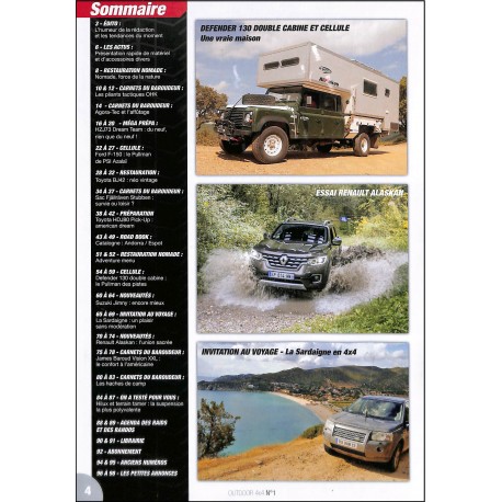 OUTDOOR 4X4 |Premier Numéro