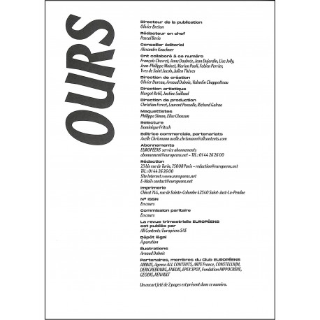 EUROPÉENS |Premier Numéro
