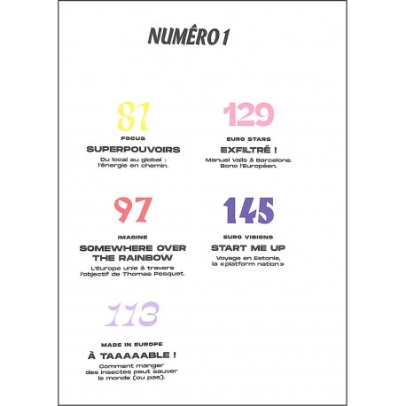 EUROPÉENS |Premier Numéro