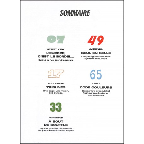 EUROPÉENS |Premier Numéro