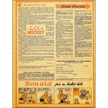 LE JOURNAL DE MICKEY |Premier Numéro
