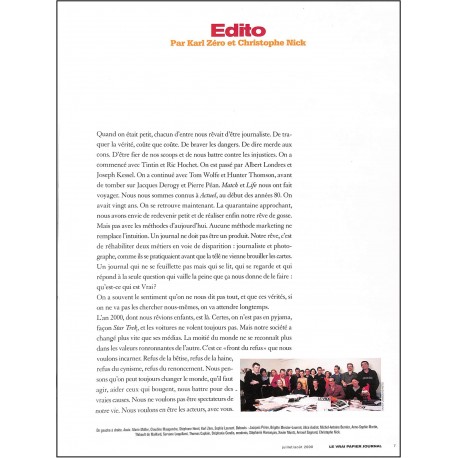 LE VRAI PAPIER JOURNAL |Premier Numéro