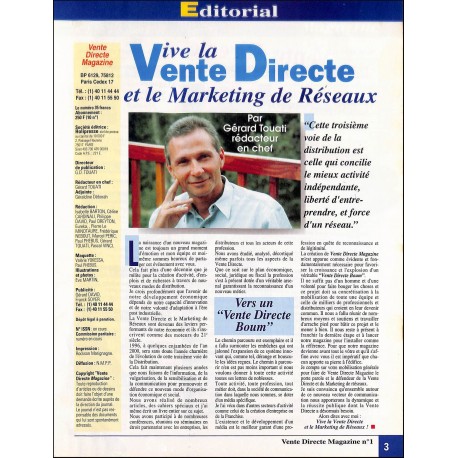 VENTE DIRECTE MAGAZINE |Premier Numéro