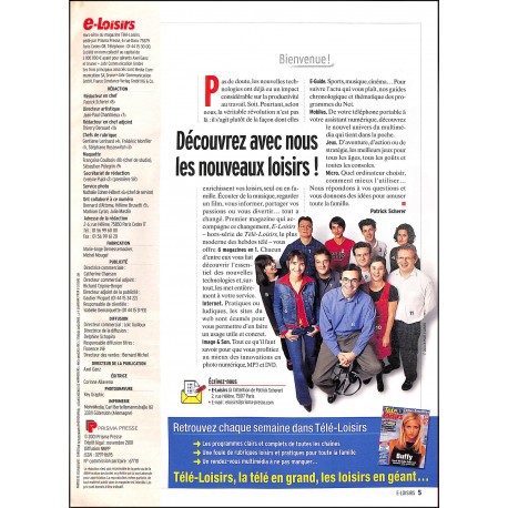 e-LOISIRS |Premier Numéro