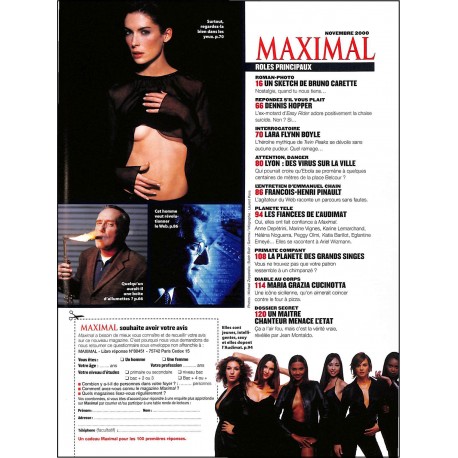 MAXIMAL |Premier Numéro