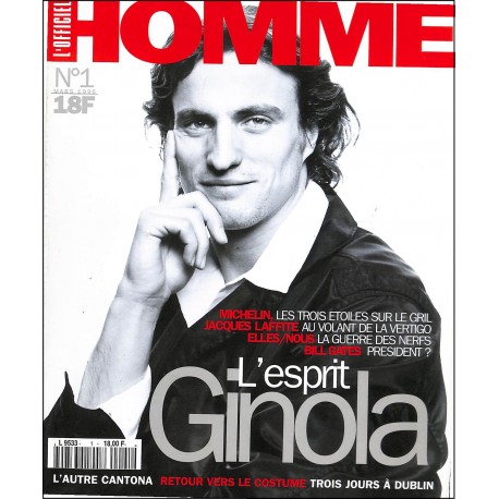 L'OFFICIEL HOMME |Premier Numéro