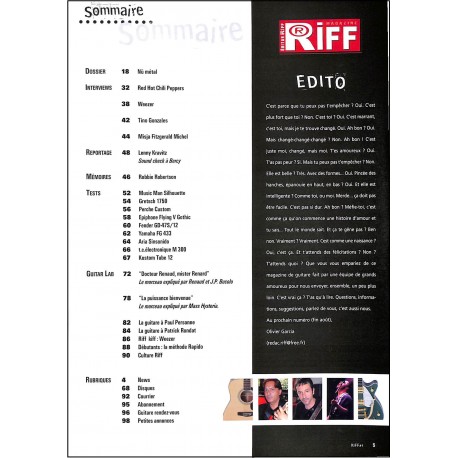 RIFF |Premier Numéro