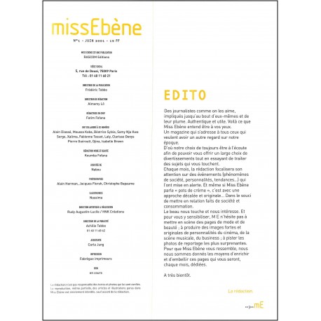 MISSEBÉNE |Premier Numéro
