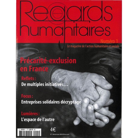 REGARDS HUMANITAIRES |Premier Numéro