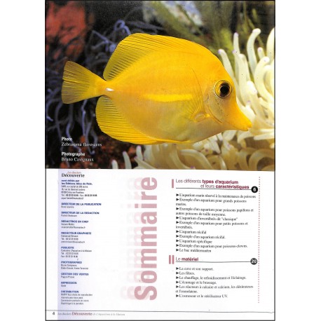 LES DOSSIERS DÉCOUVERTE DE L'AQUARIUM À LA MAISON |Premier Numéro