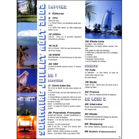 VOYAGE DE LUXE |Premier Numéro