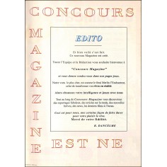 CONCOURS Magazine |Premier Numéro 2