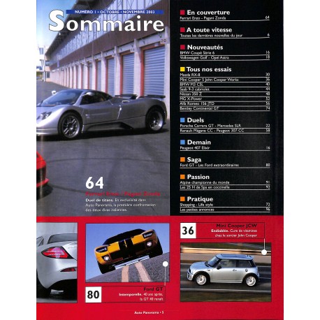 AUTO PANORAMA |Premier Numéro