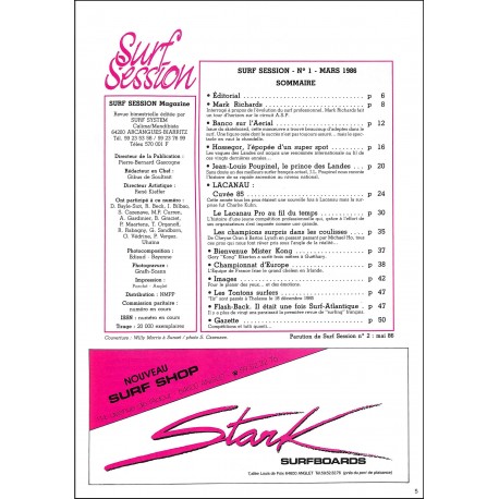 Surf Session |Premier Numéro
