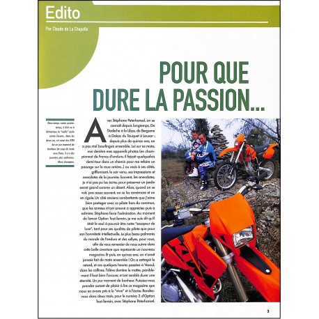 OPTION TOUT-TERRAIN |Premier Numéro