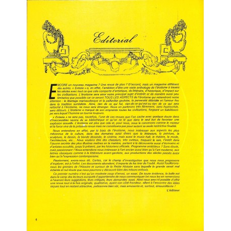 EXTASIA |Premier Numéro