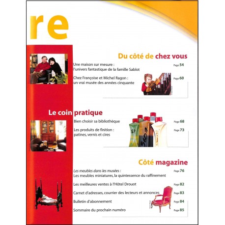 SI LE MEUBLE NOUS ÉTAIT CONTÉ... |Premier Numéro