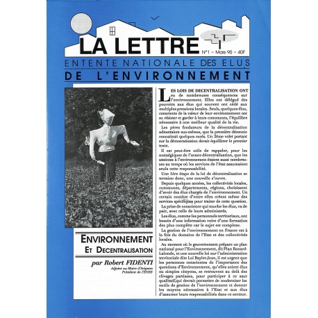 LA LETTRE |Premier Numéro