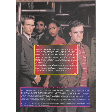 SÉRIES MAX |Premier Numéro