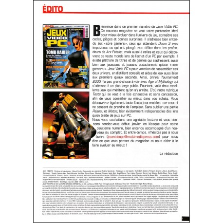 JEUX VIDÉO PC |Premier Numéro