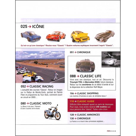 CLASSIC & RACING |Premier Numéro