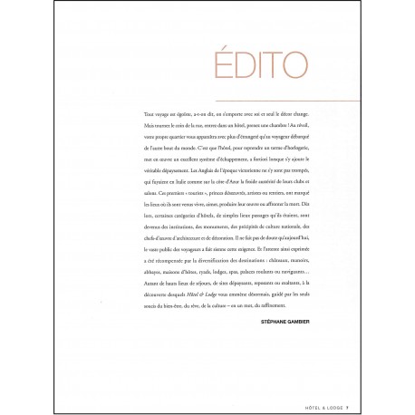 HÔTEL & LODGE |Premier Numéro