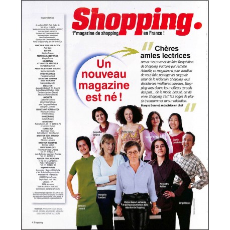 FEMME ACTUELLE SHOPPING. |Premier Numéro