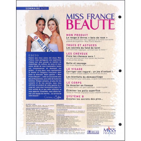 MISS FRANCE BEAUTÉ |Premier Numéro