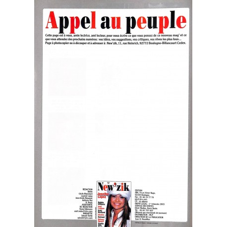 NEW'ZIK |Premier Numéro