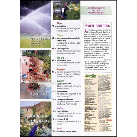 JARDIN MAGAZINE |Premier Numéro