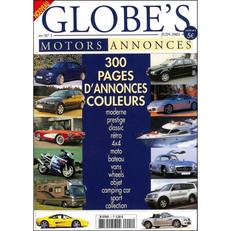 GLOBE'S MOTORS ANNONCES |Premier Numéro