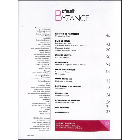 BYZANCE |Premier Numéro