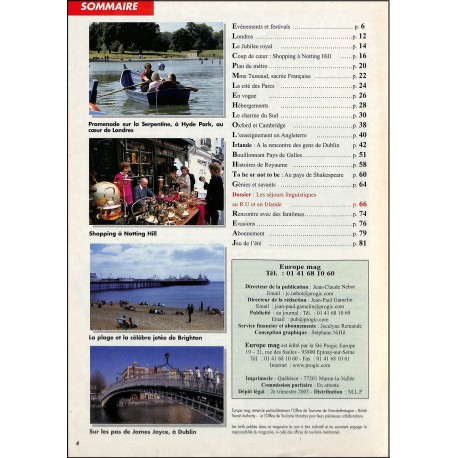 EUROPE MAG |Premier Numéro