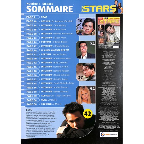 TOTAL STARS |Premier Numéro