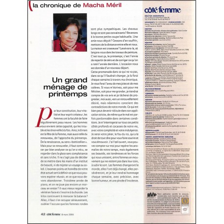 CÔTÉ FEMME |Premier Numéro