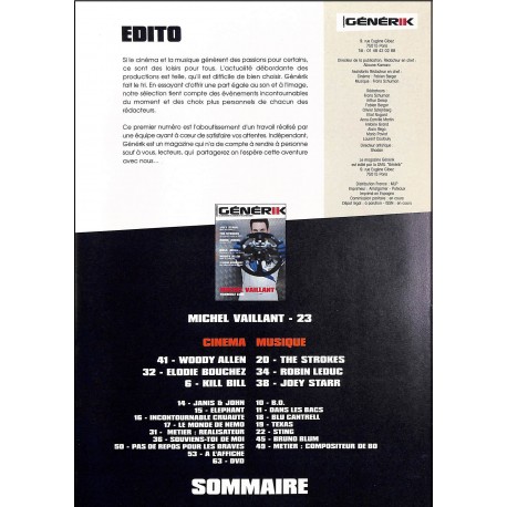 GÉNÉRIIK |Premier Numéro