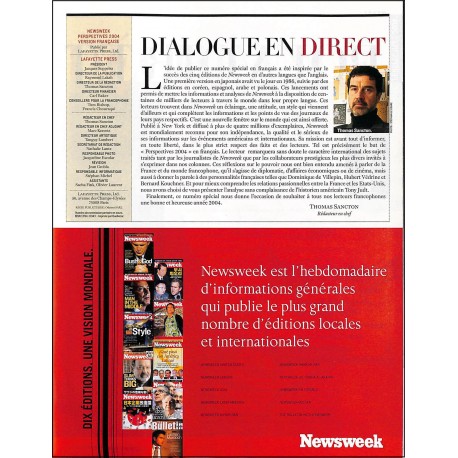 NEWSWEEK |Premier Numéro