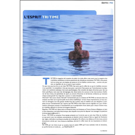 TRI-TIME |Premier Numéro