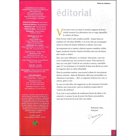 PERLES & CRÉATIONS |Premier Numéro