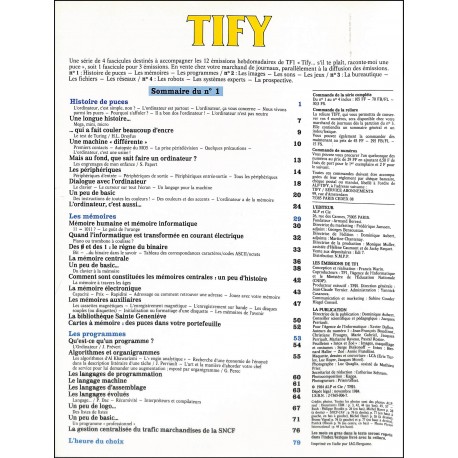 TIFY |Premier Numéro